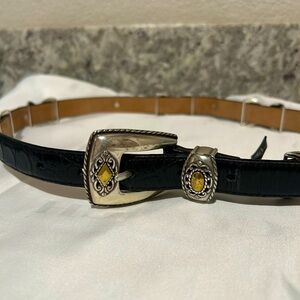 Brighton silver studs belt M/L